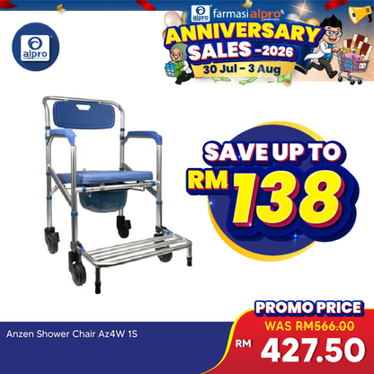 Anzen Shower Chair AZ4W 1s Anzen