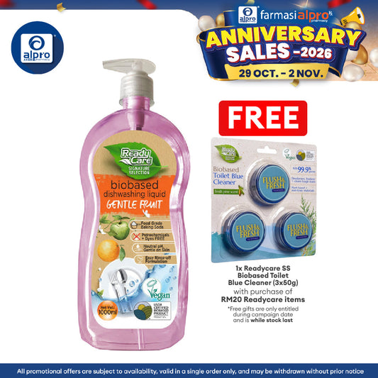 ReadyCare Signature Selection Biobased Dish Wash Liquid Gentle Fruit 1l