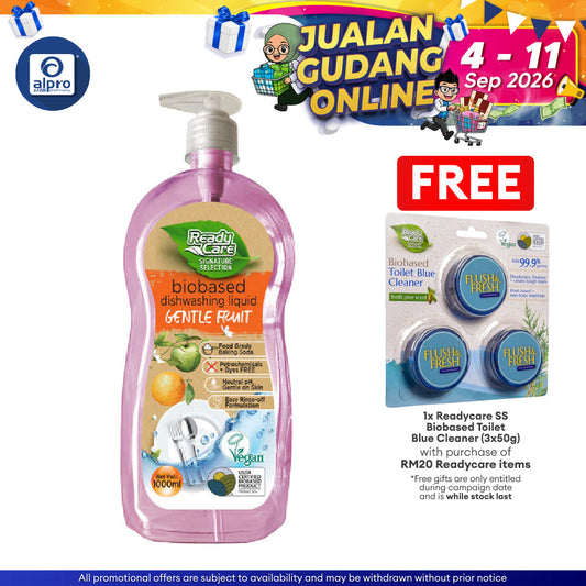 ReadyCare Signature Selection Biobased Dish Wash Liquid Gentle Fruit 1l ReadyCare