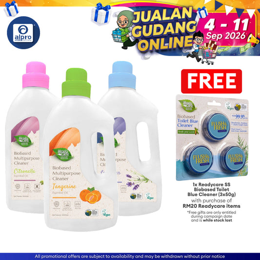 ReadyCare Signature Selection Biobased Multipurpose Cleaner 2L | Neutral pH and Rinse Free ReadyCare