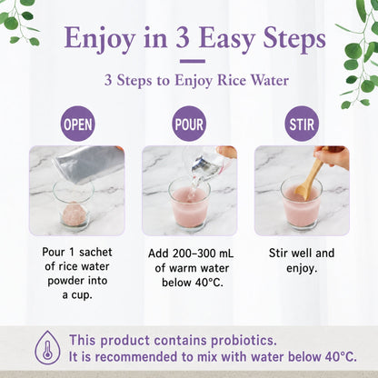 Good Life 360 Ricemedy Mixberries Rice Water 25g × 10s | Berry-Flavoured Rice & Multinutrient Drink Good Life 360