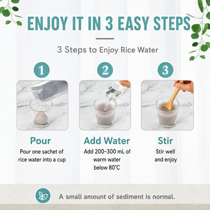 Good Life 360 Ricemedy Black Sesame Rice Water 30g × 10s | Black Sesame & Stomach Nourishment Good Life 360