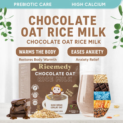Good Life 360 Ricemedy Chocolate Oat Rice Milk 30g ×10s | Calcium & Comforting Good Life 360