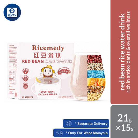 Good Life 360 Ricemedy Red Bean Rice Water 21g × 15s | Red Bean & Whole-Grain Nourishing Drink Good Life 360