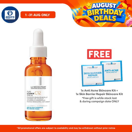 La Roche-Posay Pure Vitamin C12 Serum 30ml | Improves Skin Radiance La Roche Posay