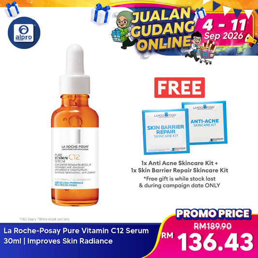 La Roche-Posay Pure Vitamin C12 Serum 30ml | Improves Skin Radiance La Roche Posay
