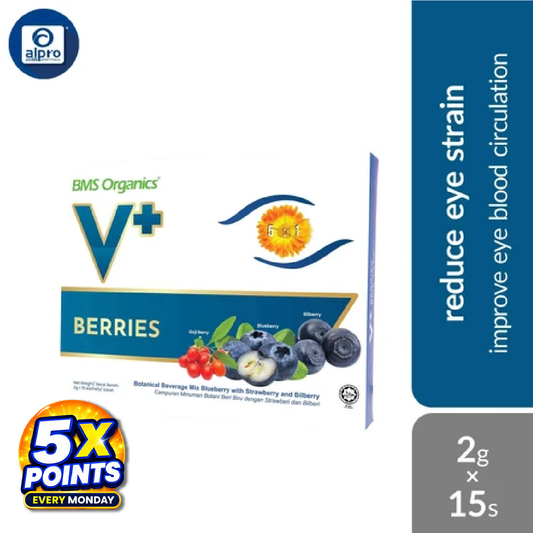 BMS Organics V+ Berries for Eyes 2g×15s | Improve Eye Blood Circulation