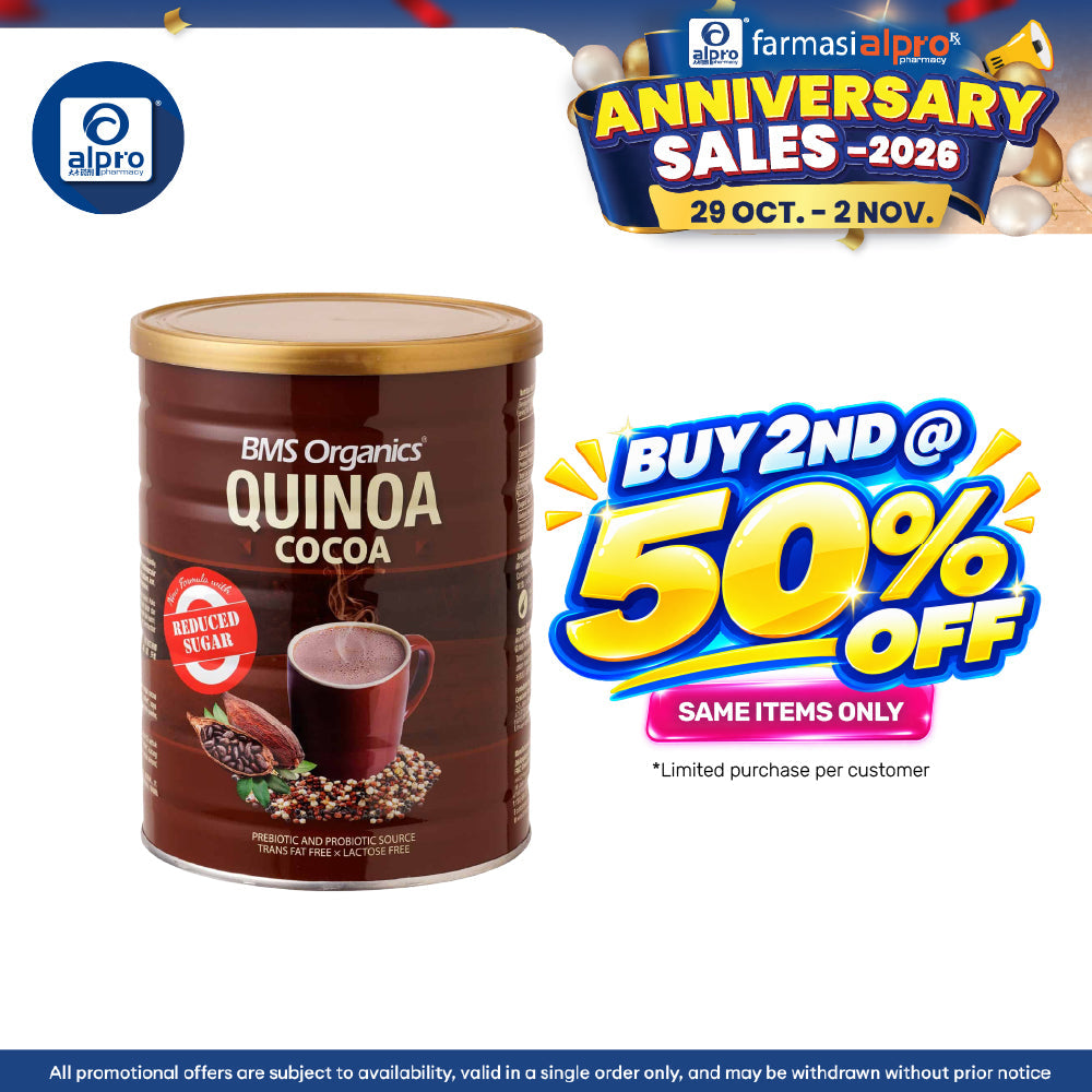BMS Organics Quinoa Cocoa 800g | Low Fat & Calorie