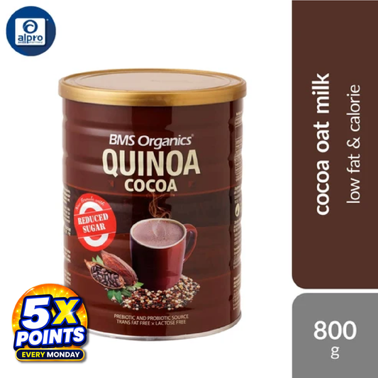 BMS Organics Quinoa Cocoa 800g | Low Fat & Calorie