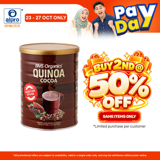 BMS Organics Quinoa Cocoa 800g | Low Fat & Calorie