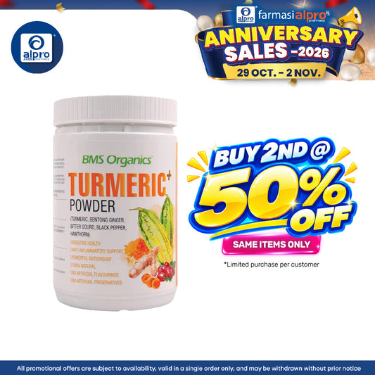 BMS Organics Turmeric+ Powder 150g | Boost Immune & Joint Health