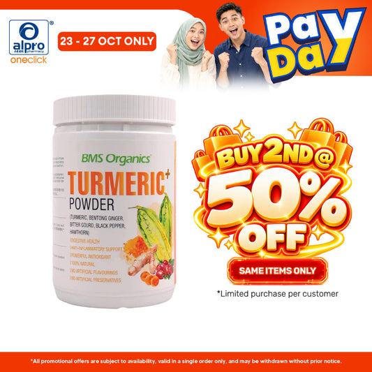 BMS Organics Turmeric+ Powder 150g | Boost Immune & Joint Health