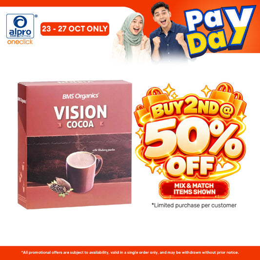 BMS Organics Vision Cocoa 40g×10s | Antioxidants & Good For Eye Health