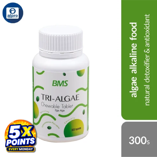 BMS Organics Tri-Algae (300 Tablets) 200mg | Natural Detoxifier & Antioxidant