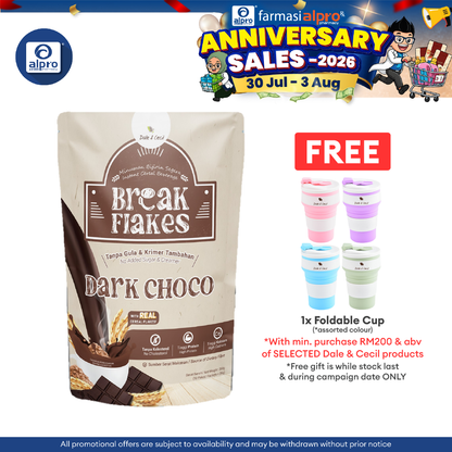 Dale & Cecil BreakFlakes (Original/ Purple Sweet Potato/Dark Choco) 10s Dale & Cecil