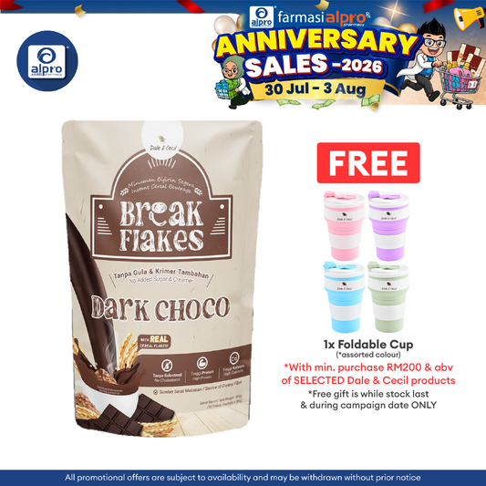 Dale & Cecil BreakFlakes (Original/ Purple Sweet Potato/Dark Choco) 10s Dale & Cecil