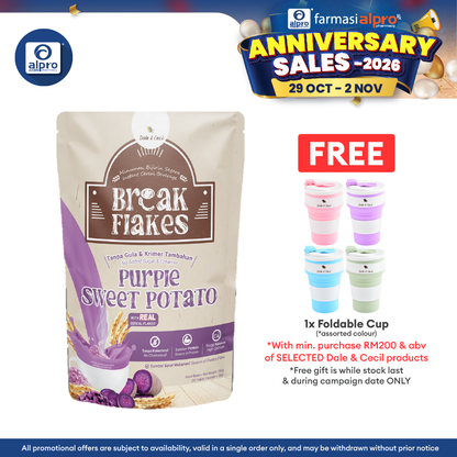 Dale & Cecil BreakFlakes (Original/ Purple Sweet Potato/Dark Choco) 10s