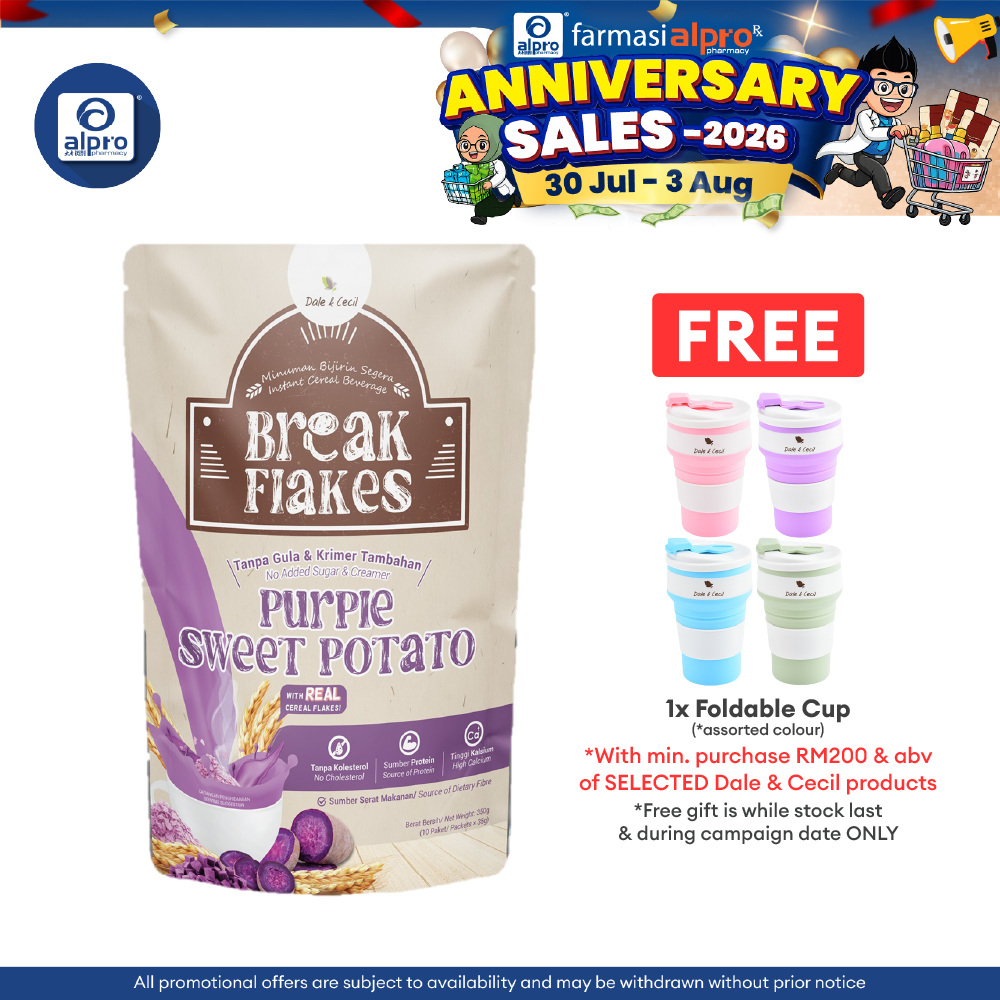 Dale & Cecil BreakFlakes (Original/ Purple Sweet Potato/Dark Choco) 10s Dale & Cecil