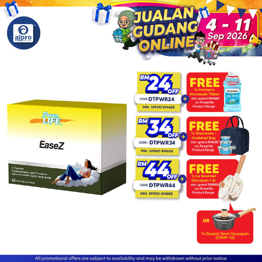 Powerlife Easez 6 X 10s | Better Sleep & Stress Relieve Powerlife