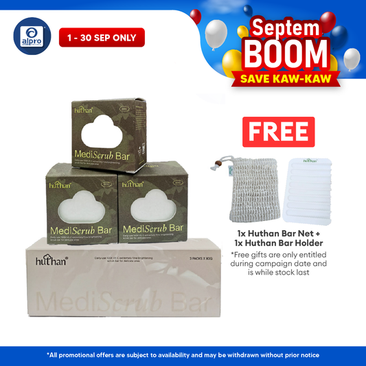 huthan Mediscrub Bar Tropical Skin Lightening Scrub Soap 3s | Joint Whitening