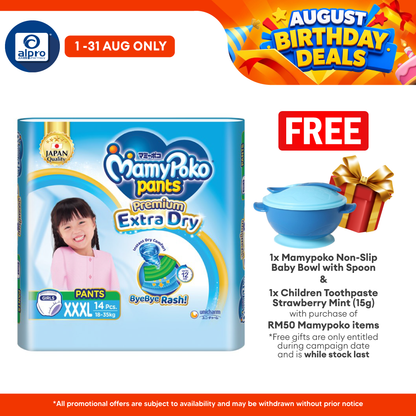 Mamypoko Extra Dry Pants XXXL Girl 14s | Absorb Well MamyPoko