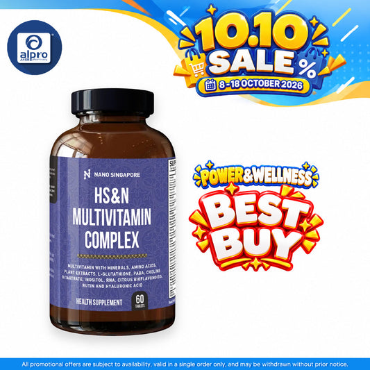 Nano Singapore HS&N Multivitamin Complex 60s | Significant Improvement In 8 Weeks