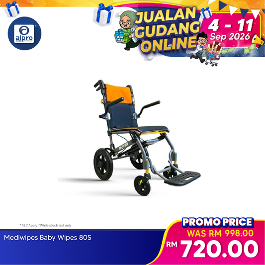 Moven M02 Flexitravel Wheelchair | Luggage Style Handle & Lightweight Moven