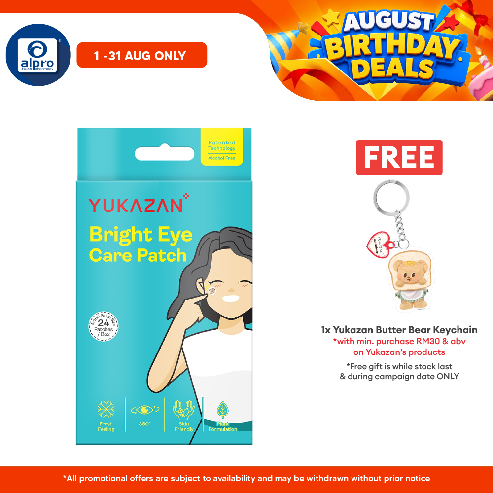 Yukazan Bright Eye Care Patch 24s | Relax & Freshen Up Your Vision Yuka Zan