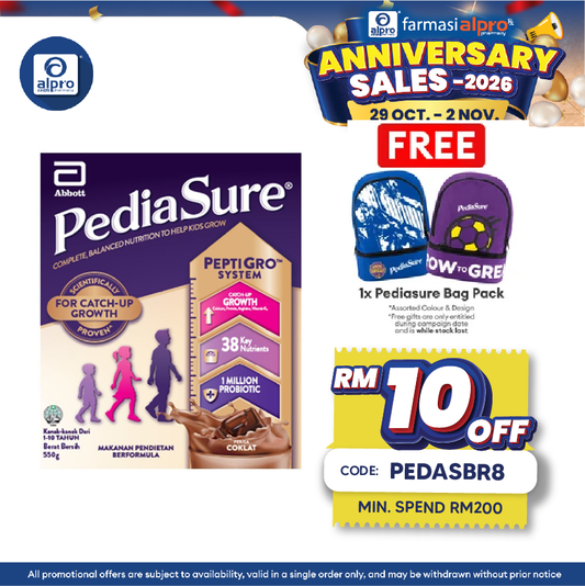 Abbott Pediasure Peptigro BIB Chocolate 550g | Supports Growth and Development
