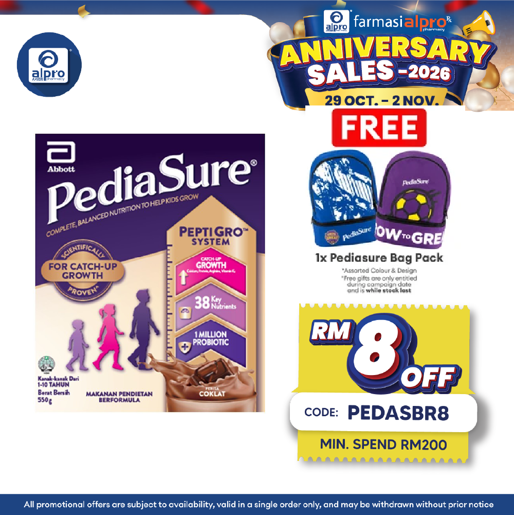Abbott Pediasure Peptigro BIB Chocolate 550g | Supports Growth and Development