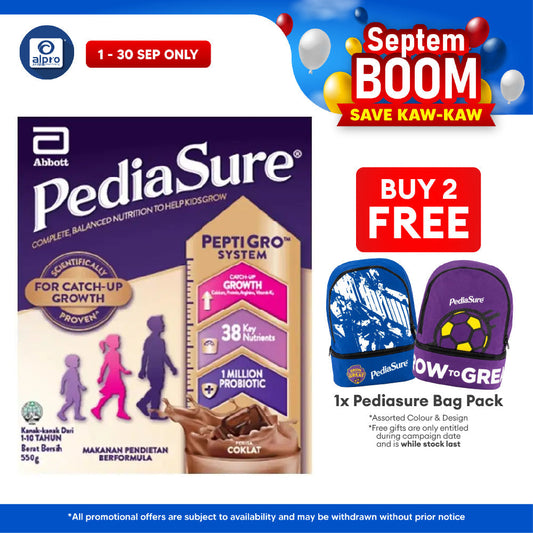 Abbott Pediasure Peptigro BIB Chocolate 550g | Supports Growth and Development Pediasure
