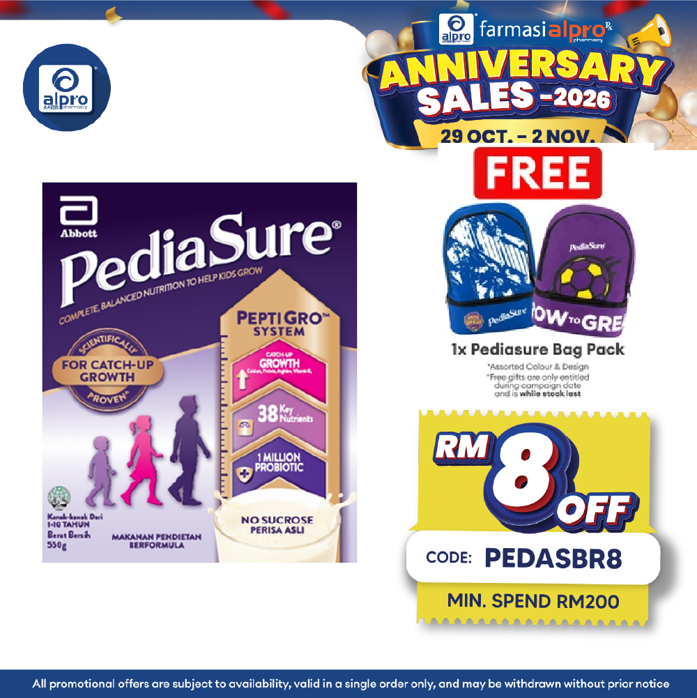Abbott Pediasure Peptigro BIB Plain 550g | Supports Growth and Development