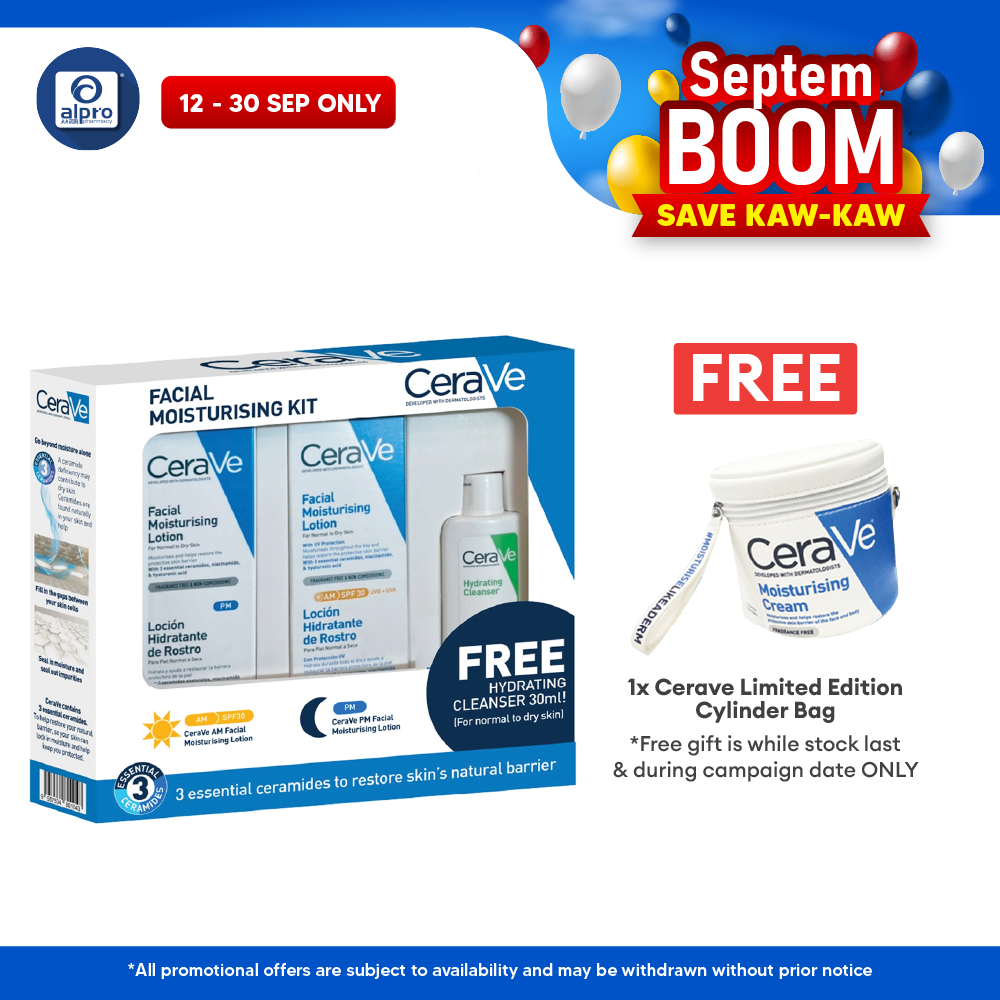 CeraVe Facial Moisturising Kit | Day & Night Routine Skincare