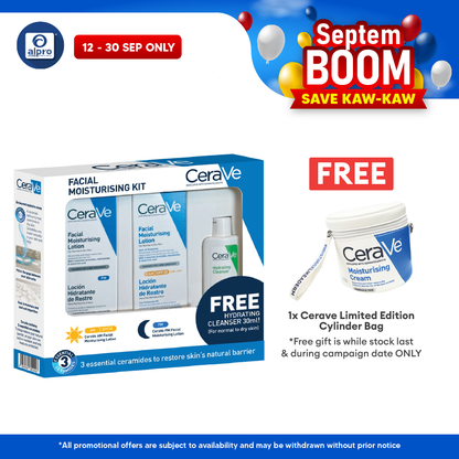 CeraVe Facial Moisturising Kit | Day & Night Routine Skincare
