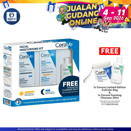 CeraVe Facial Moisturising Kit | Day & Night Routine Skincare Cerave