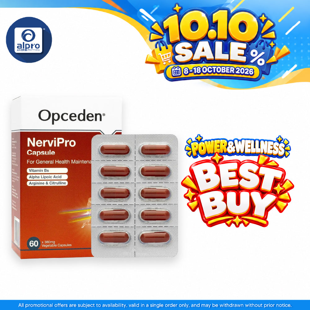 Opceden NerviPro Capsule 380mg 60s | Enhance Regeneration of Nerves