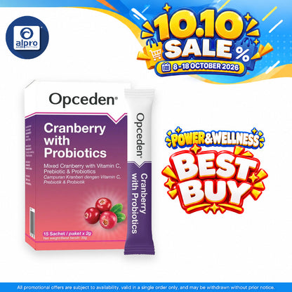 Opceden Cranberry with Probiotics 2g ×15s | Biotics For Support The Urinary Health