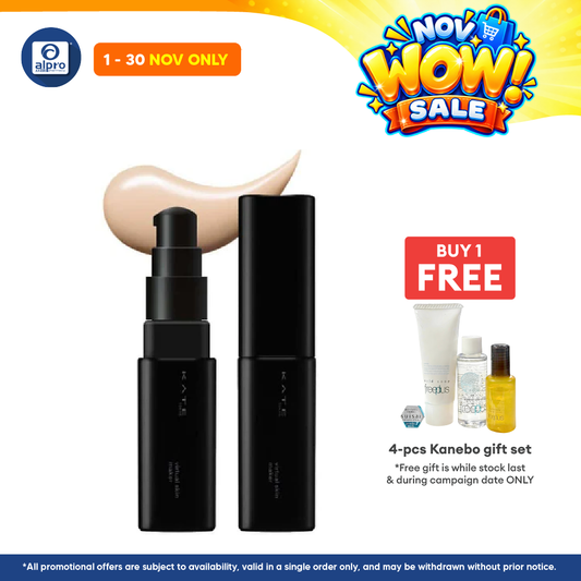 Kate Virtual Skin Maker Foundation 1s (00/ 01/ 02/ 03/ 04/ 06) | Natural & Lightweight
