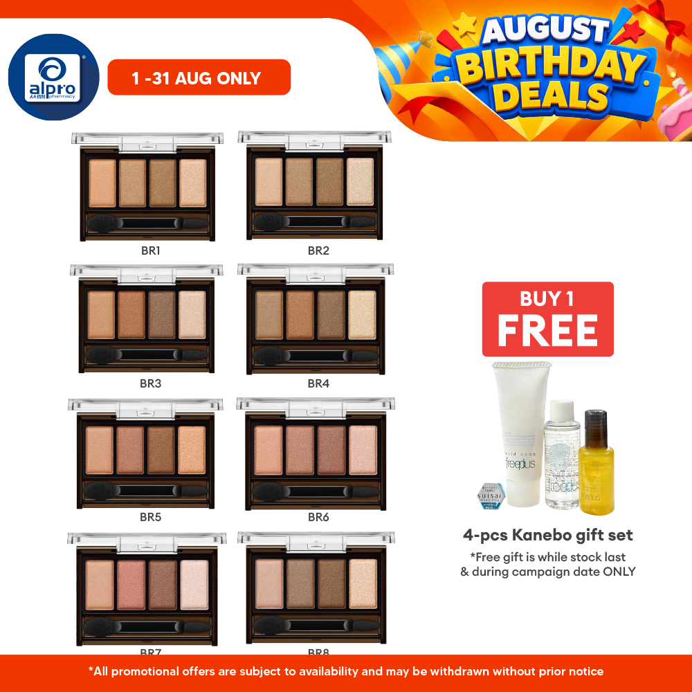 Kate Mellow Brown Eyes Eyeshadow 1s (BR1/ BR2/ BR3/ BR4/ BR5/ BR6/ BR7/ BR8) Kate
