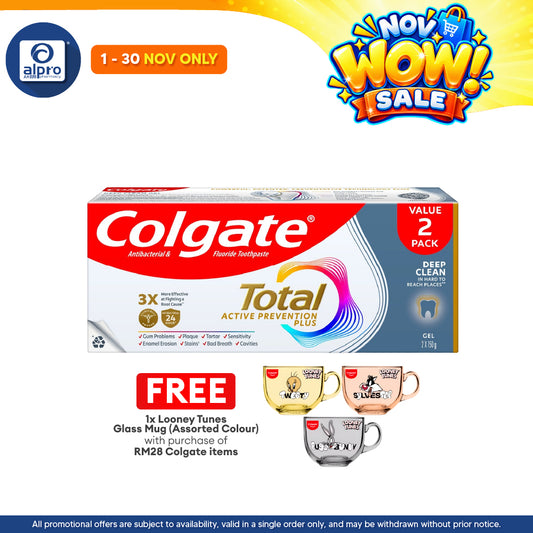 Colgate Total Deep Clean 150g 2s | Deep Clean In Hard-To-Reach Places