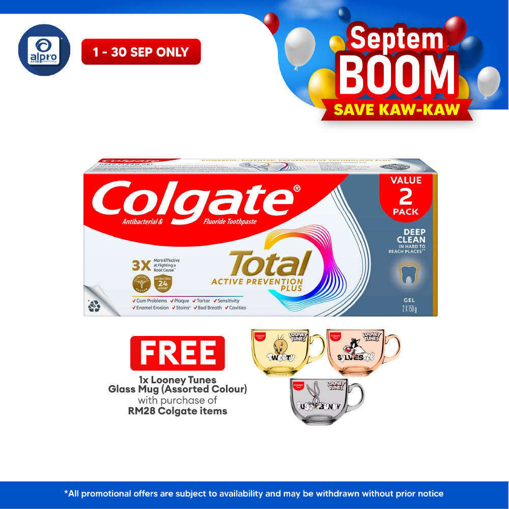 Colgate Total Deep Clean 150g 2s | Deep Clean In Hard-To-Reach Places Colgate