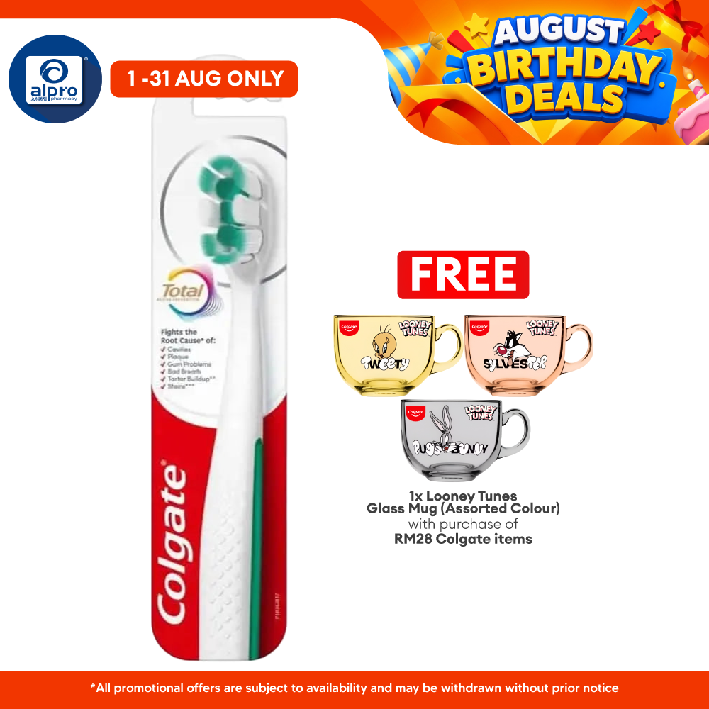 Colgate Total Foaming Clean Toothbrush Soft 1s| Provides Effective Cleaning Colgate