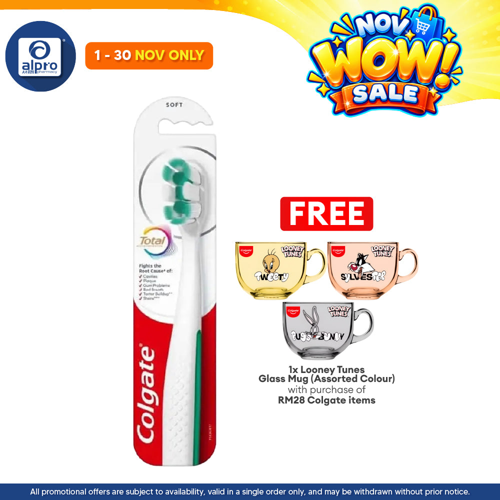 Colgate Total Foaming Clean Toothbrush Soft 1s| Provides Effective Cleaning