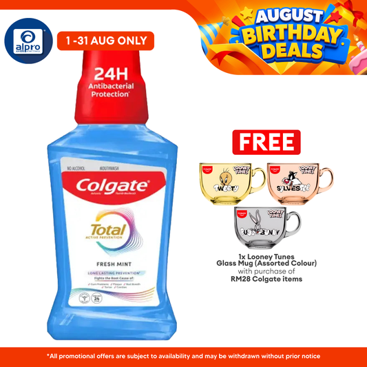 Colgate Mouthwash Total 500ml | Prevents and Reduces Cavities Colgate