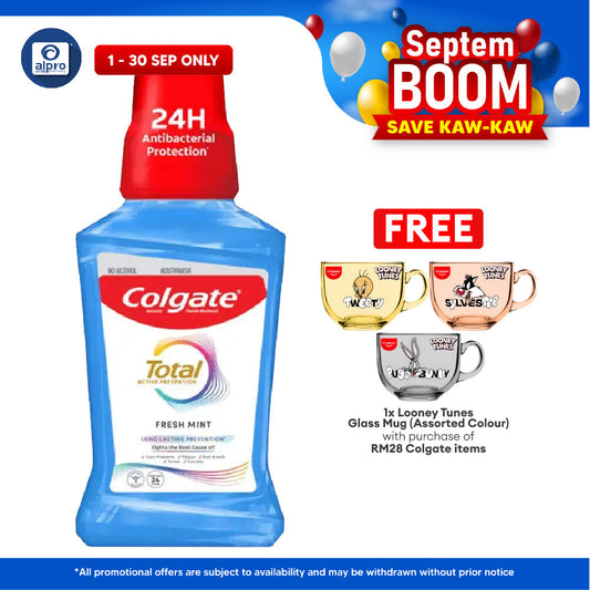 Colgate Mouthwash Total 500ml | Prevents and Reduces Cavities Colgate