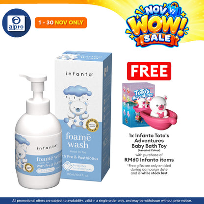 Infanto Foame Wash 300ml | Daily Head-To-Toe