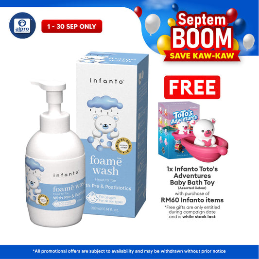 Infanto Foame Wash 300ml | Daily Head-To-Toe Infanto