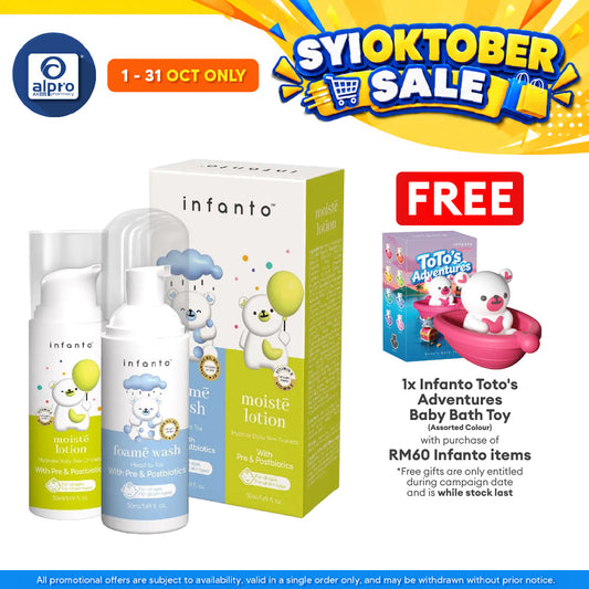 2 In 1 Combo - Infanto Foame Wash 50ml + Infanto Moiste Lotion 50ml