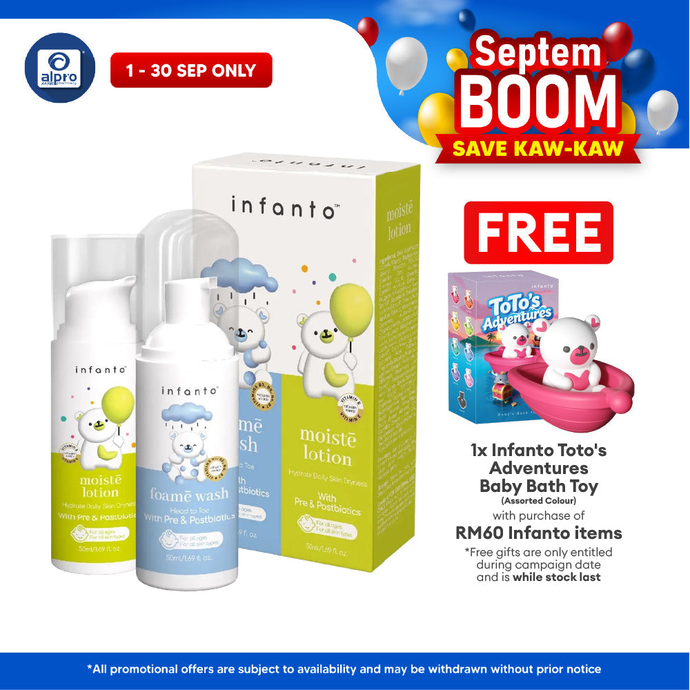 2 In 1 Combo - Infanto Foame Wash 50ml + Infanto Moiste Lotion 50ml Infanto