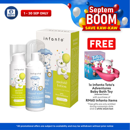 2 In 1 Combo - Infanto Foame Wash 50ml + Infanto Moiste Lotion 50ml Infanto